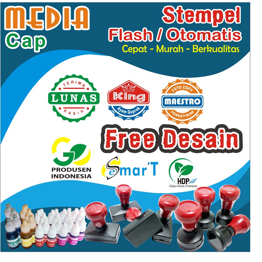 

STEMPEL FLASH / OTOMATIS