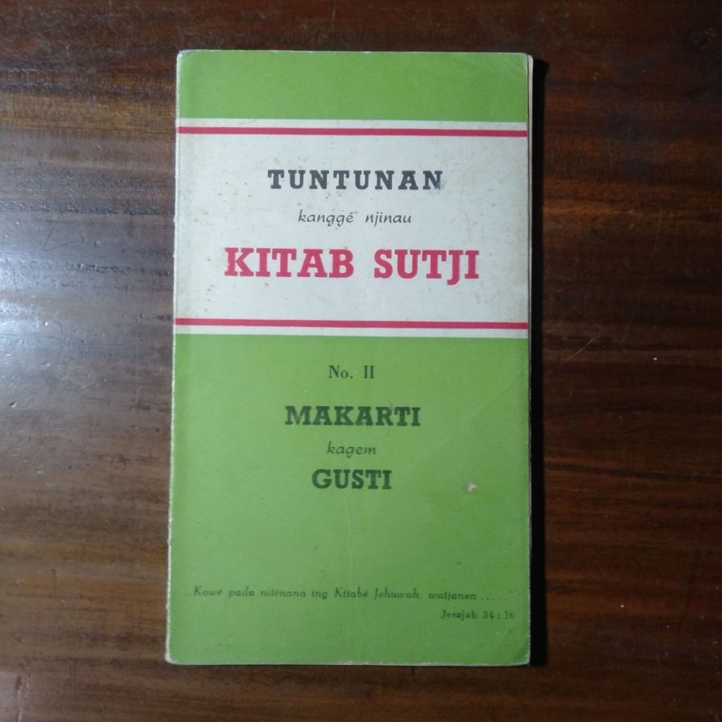 TUNTUNAN kanggé njinau KITAB SUTJI