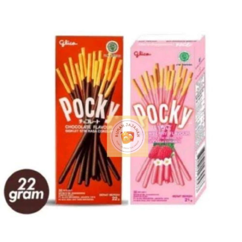 

Glico Pocky Mini All Varian Rasa Strawberry / Cookies & Cream / Coklat