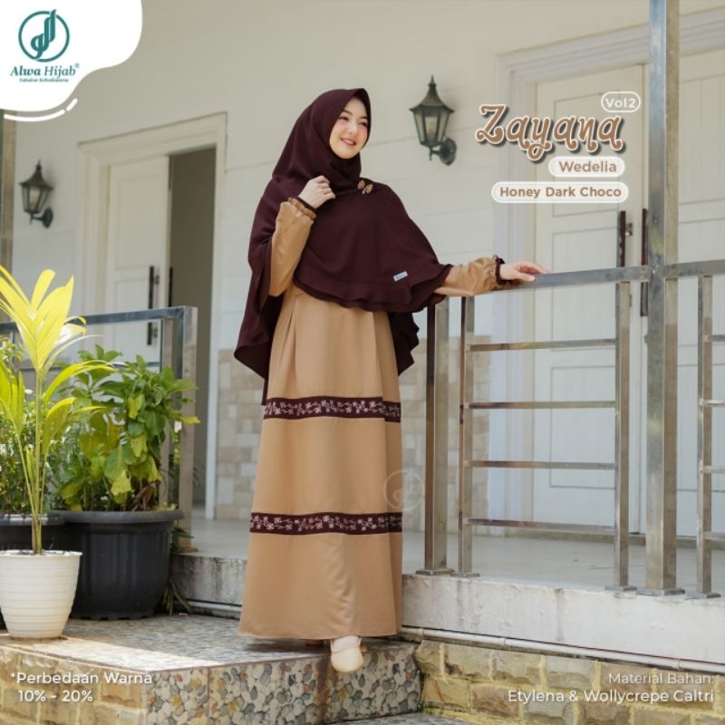 Gamis Set Zayana 2 Best Seller by Alwahijab