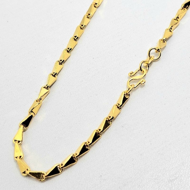 Kalung Emas Muda Model Padi 10 Gram