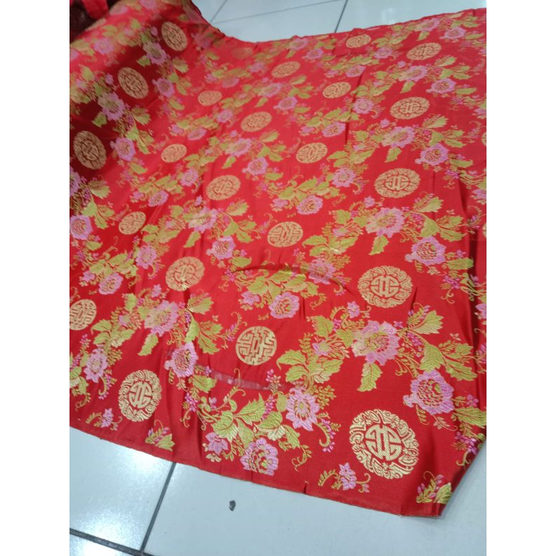 Bahan Kain cheongsam Kain cheongsam Satin cheongsam Congsam.Kain Imlek Cina Mewah