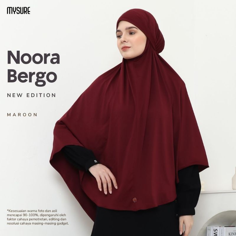 Hijab Bergo Noora New Edition by Mysure Hijab Instant Kekinian
