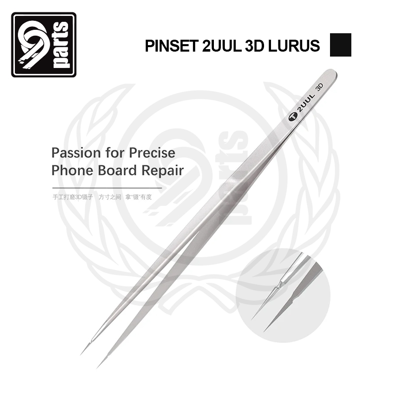 99P - Pinset 2UUL 3D Lurus / PINSET LURUS TAJAM LANCIP 2UUL 3D