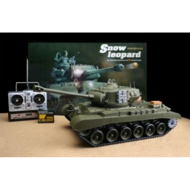 HENG LONG M26 PERSHING RC TANK 3838 US ARMY SNOW LEOPARD BATTLE TANK
