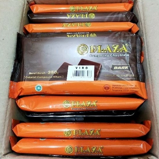 

Coklat batang Dark 250g / Coklat Compound Plaza 250g/ Coklat Murah