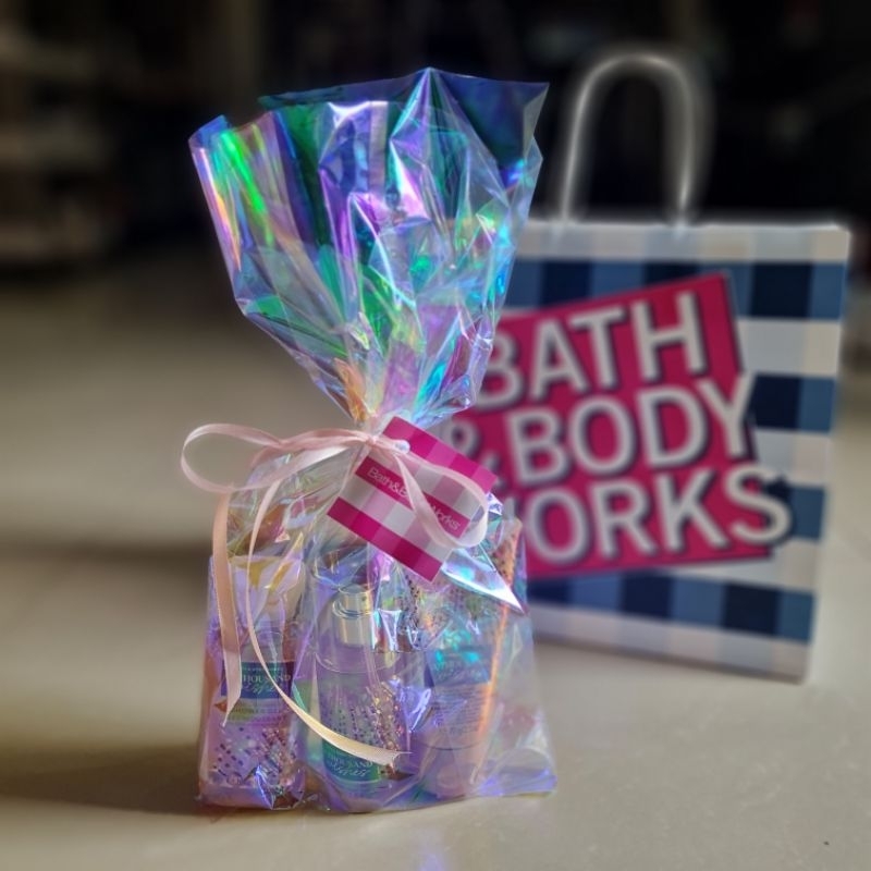 

Wraping (Bungkus plastik + pita)