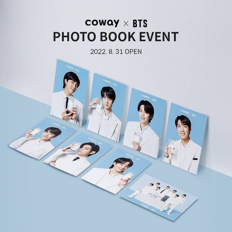 Coway x BTS postcard set