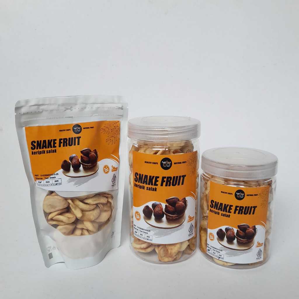 

KERIPIK BUAH SALAK TWIN SNACK ( 1000 ml, 800 ml ) TERMURAH ORIGINAL PREMIUM MAKANAN DIET SEHAT | VEGETARIAN | VEGAN | HALAL