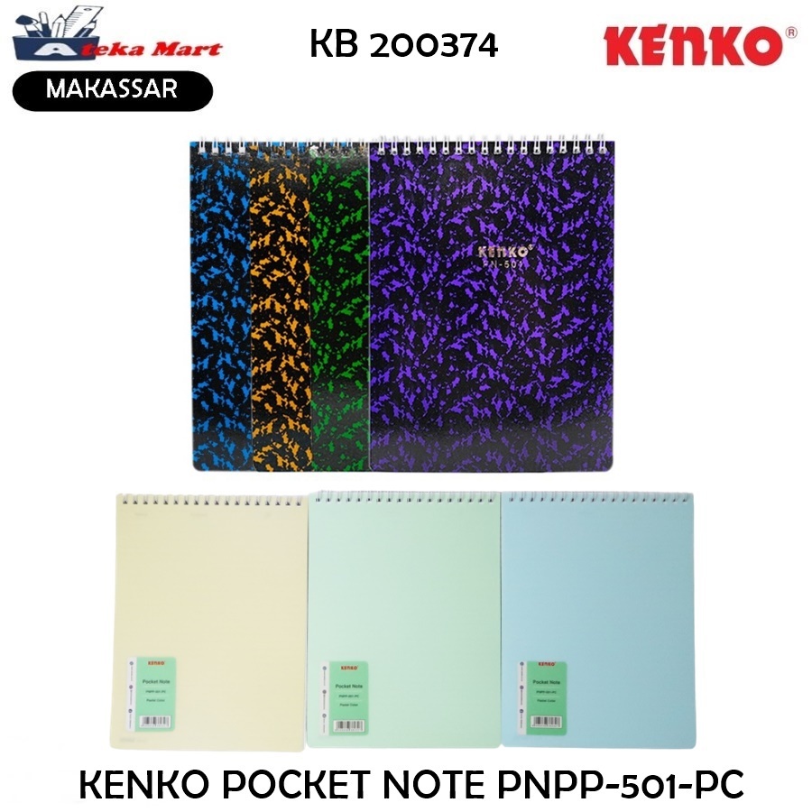 

KENKO POCKET NOTE A5 NOTES SPIRAL PN-501 PNPP-501-PC