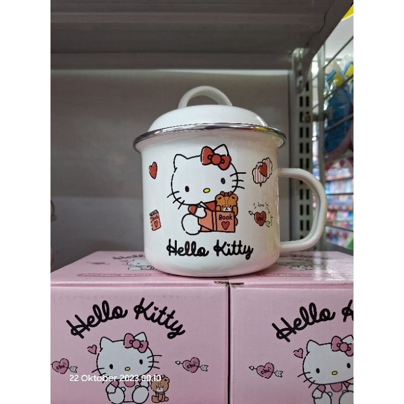 Hello Kitty Enamel Mug 750ml