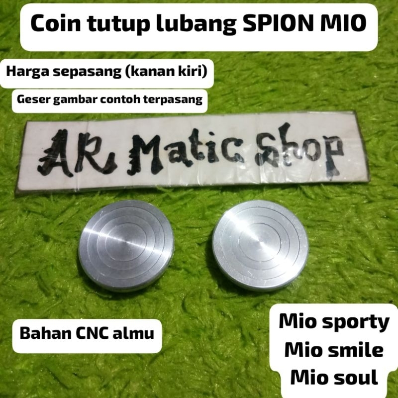 tutup lubang spion MIO sporty MIO smile MIO SOUL coin tutup lubang spion miotutup lubang spion MIO s