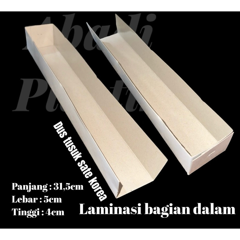 

DUS TUSUK SATE KOREA/PAPER TRAY SATE/DUS HOTDOG -50pcs