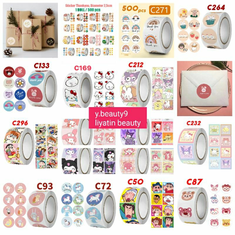 

[ PART 3 C ] Stiker Lucu 500 Pcs Stiker Unik Roll 500 Pcs Stiker Kartun Stiker Anak Stiker Selamat Menikmati Sticker Thank You 2,5 cm isi -/+ 500 Pcs Sticker Cartoon Sticker Flower Sticker Packaging Stiker Jualan Stiker Roll