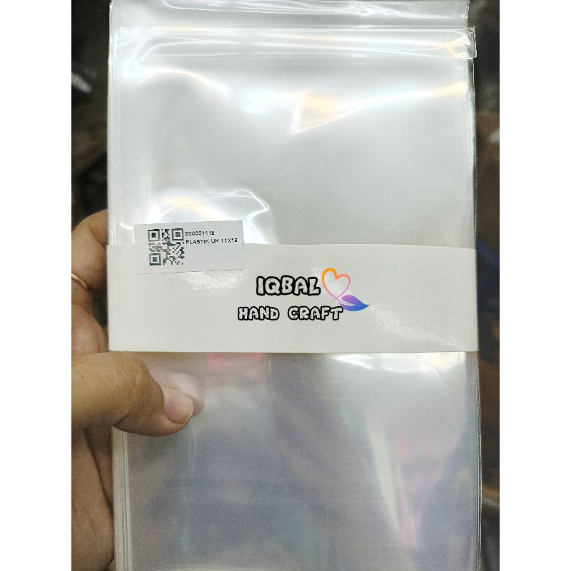 

Plastik Opp Tanpa Perekat 11×18 - Plastik Bening - Plastik Opp 11×18 - Plastik Kemasan