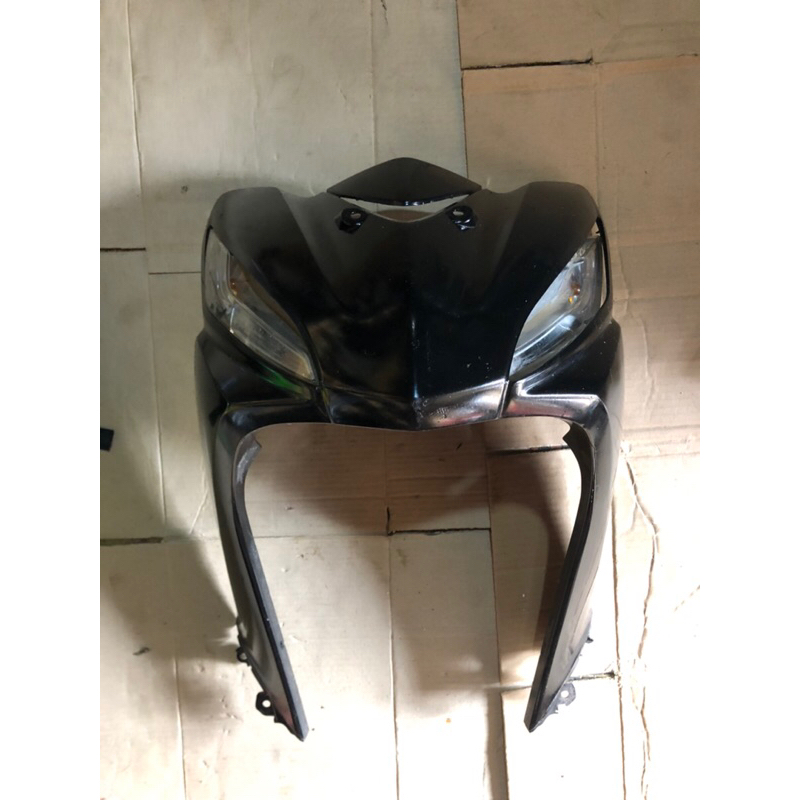 body depan panel dada revo fit injeksi warna hitam second original