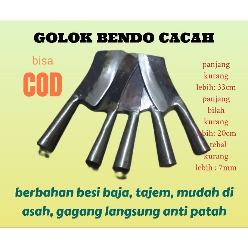 golok cincang bendo cincang golok daging Golok baja pisao daging pisao baja golok pergolok pencacah 
