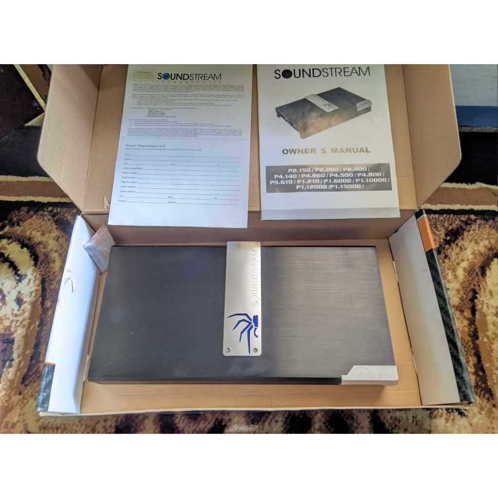 Power Amplifier Mobil 4ch Soundstream P4.800 High End Power Original USA