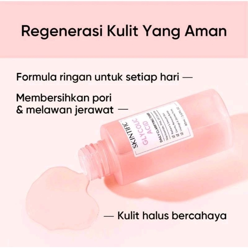 SKINTIFIC TONER WAJAH SERIES 80ML