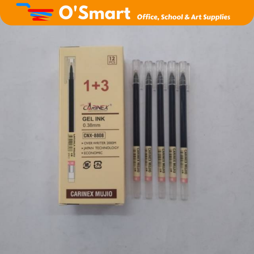 

PENA GEL CARINEX 0.38 CNX-8808 PCS