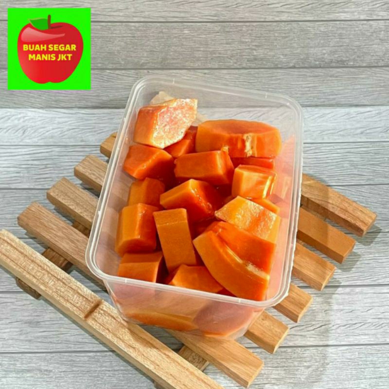 

BUAH POTONG PEPAYA CALIFORNIA 500 GRAM