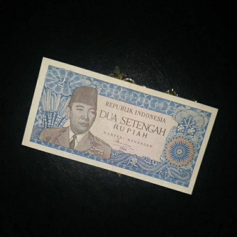 Uang Kuno Seri Sukarno Pecahan 2.5 Rupiah