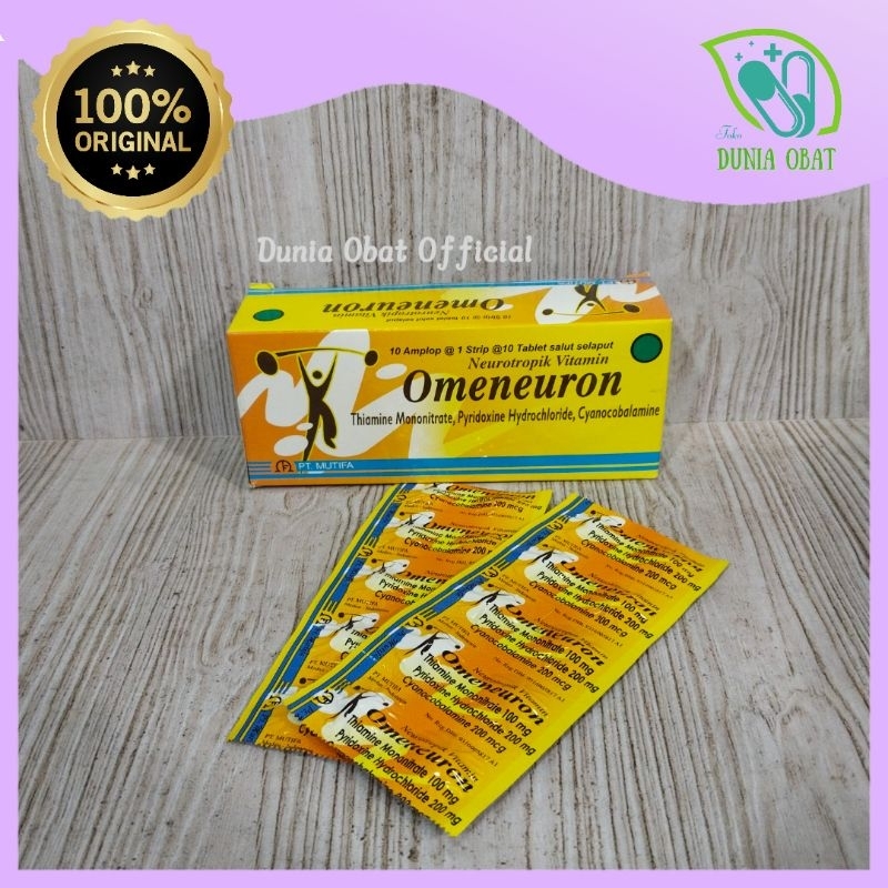 [Tablet isi 10] Omeneuron | vitamin neurotropik | vitamin saraf | kesemutan | saraf kaku