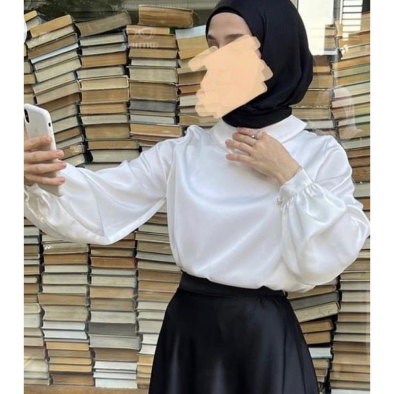 SATIN BLOUSE / ATASAN SATIN / BLOUSE SATIN SILK