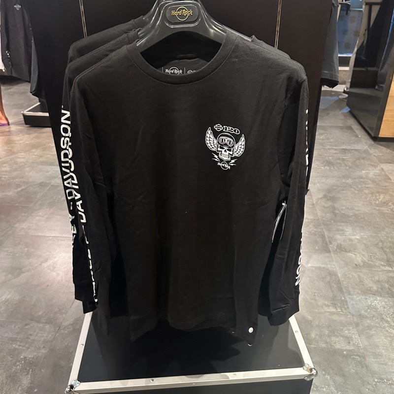 HARDROCK CAFE BALI x harley davidson baju kaos lengan panjang NEW ORIGINAL 100%