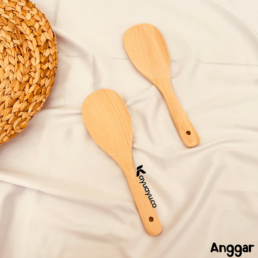 CENTONG NASI KAYU PINUS / CENTONG SAYUR / CENTONG KAYU BESAR /SENDOK NASI KAYU / SENDOK SAYUR KAYU