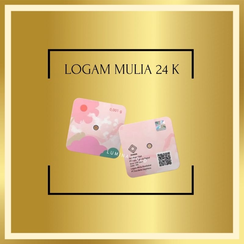 Logam Mulia 24 K 0,001 gram