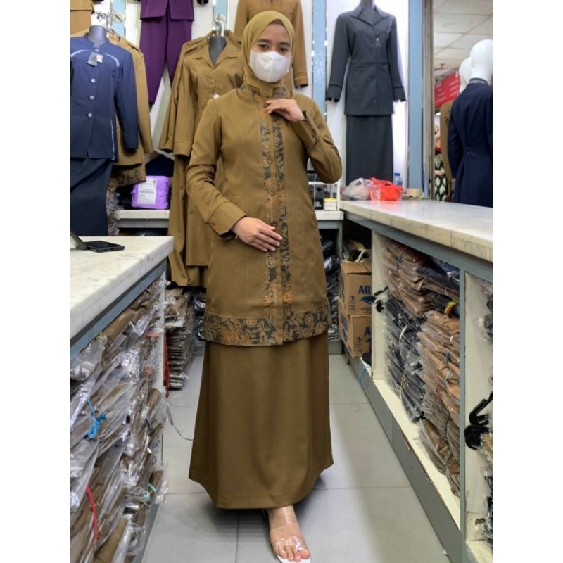 SERAGAM PEMDA BLAZER KERJA PNS BLAZER GURU SERAGAM KEKI TUNIK SERAGAM PEMDA ACEH SERAGAM PDH WANITA