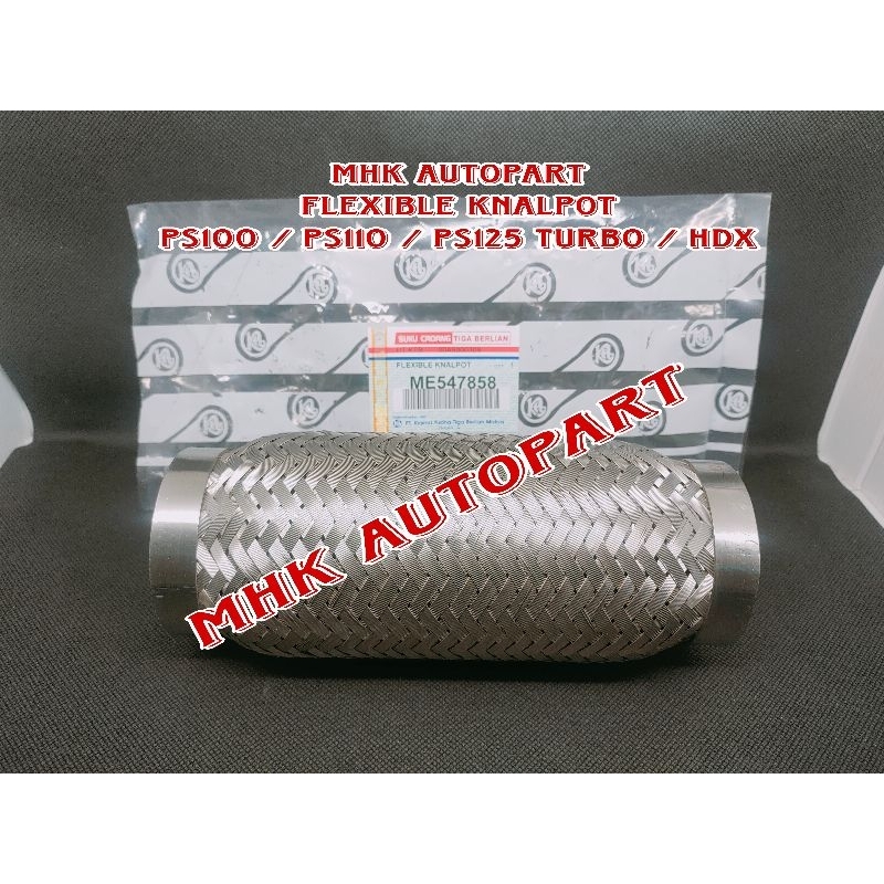 PIPA FLEXIBLE KNALPOT FLEXIBEL KNALPOT PS100 PS120 PS125 CANTER PS110