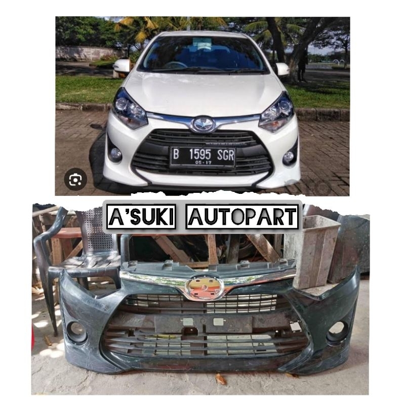 bemper bumper depan agya 1,2 original full set