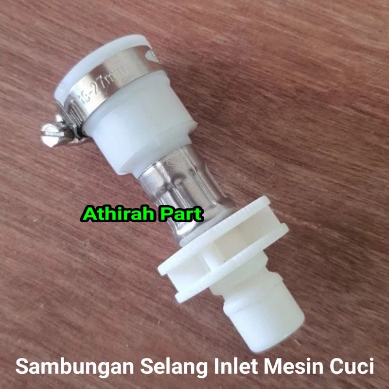 Sambungan Selang Inlet Mesin Cuci Satu Tabung Ke Kran Air