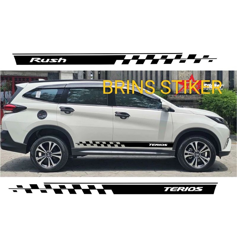 sticker list stiker mobil Terios stiker cutting