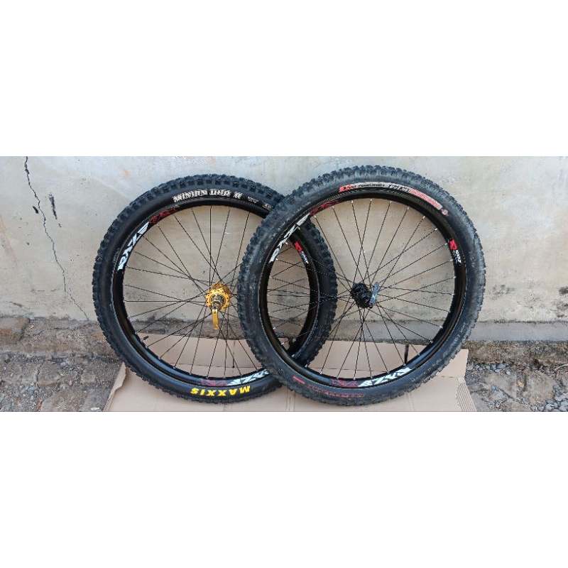 wheelset 26" depan belakang