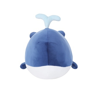 Boneka Whale Paus biru ukuran 60cm bahan plush mainan anak kado ulang tahun