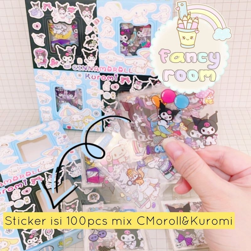 

Sticker Sanrio isi 100lembar / Stiker Kekinian /Stiker Lucu