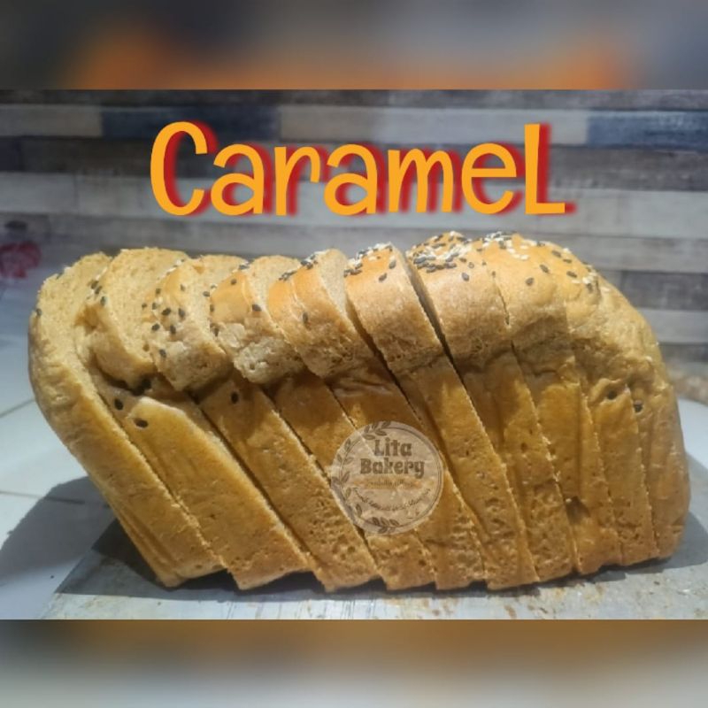 

Roti Tawar CarameL Bebas Telur, Susu, Butter spesial Lita Bakery