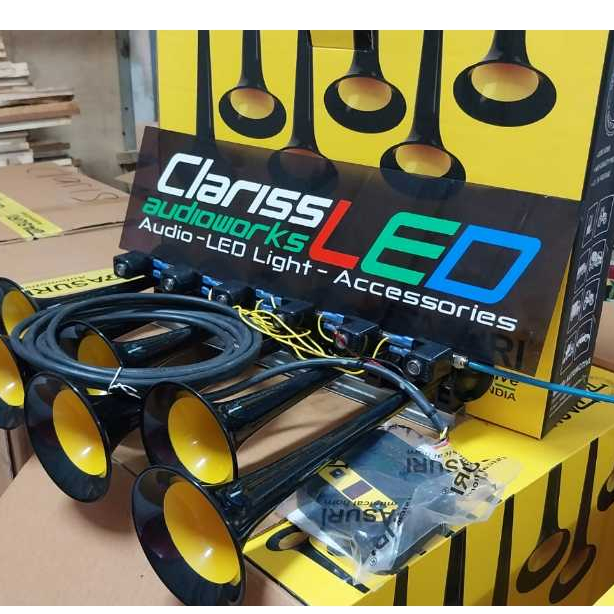 KLAKSON BASURI V4 12V 24V (FREE REMOT+SELANG+T)