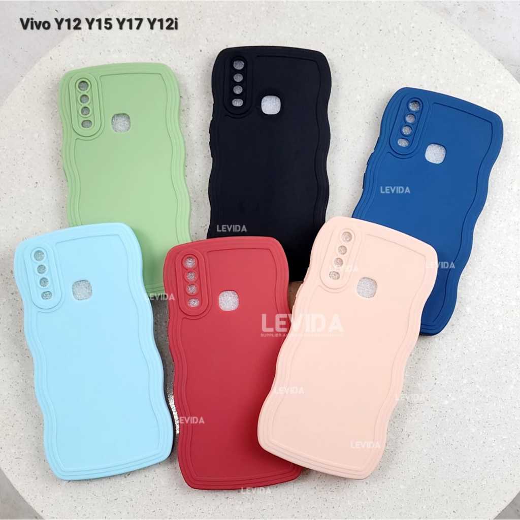 Vivc Y16 Vivo Y17 Y15 Y12 Vivo Y20 Y20s Y12s Vivo Y22 Vivo Y35 Vivo Y71 Case Gelombang / Case Wavy S