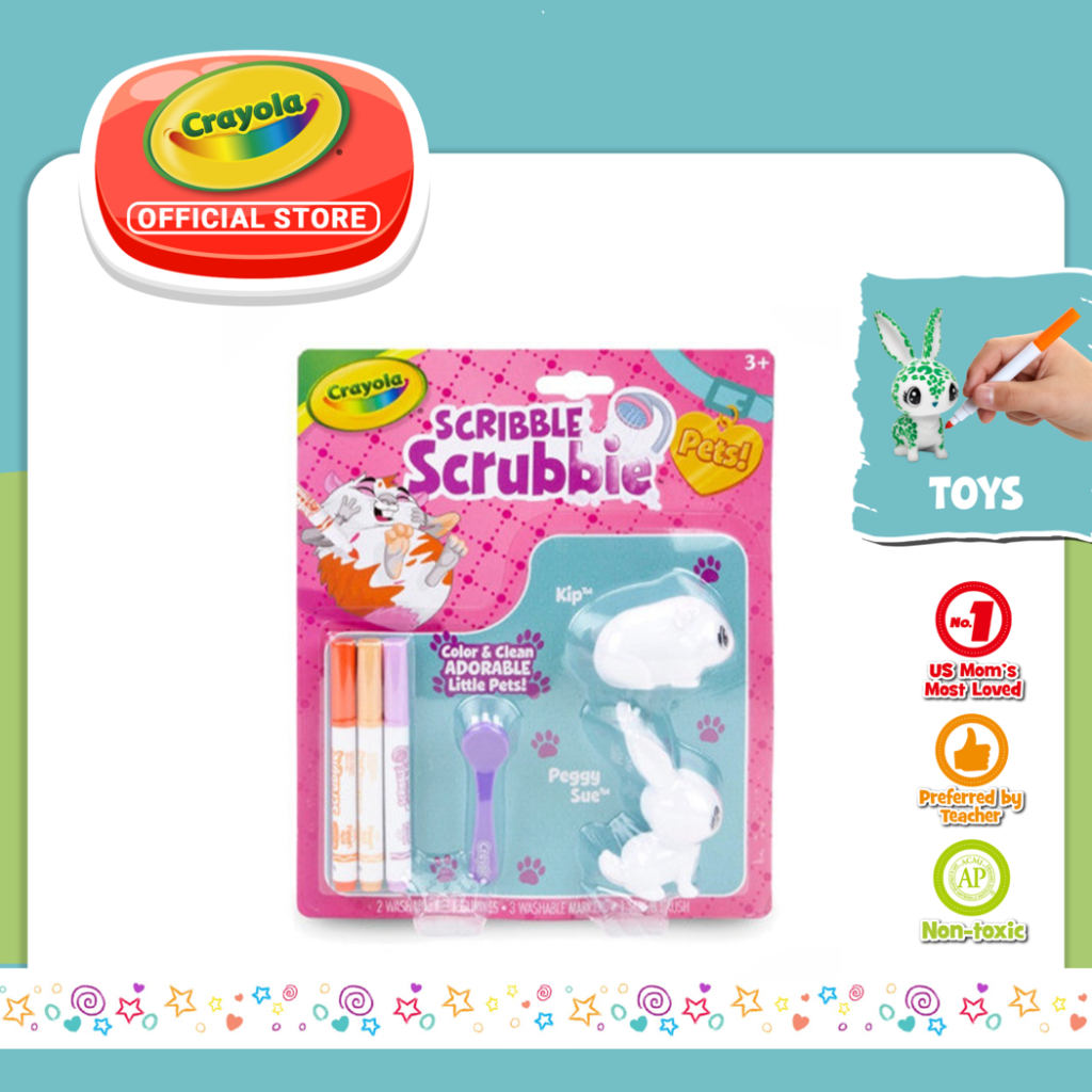 

CRAYOLA Scribble Scrubbie Pets Hamster 2ct 6P
