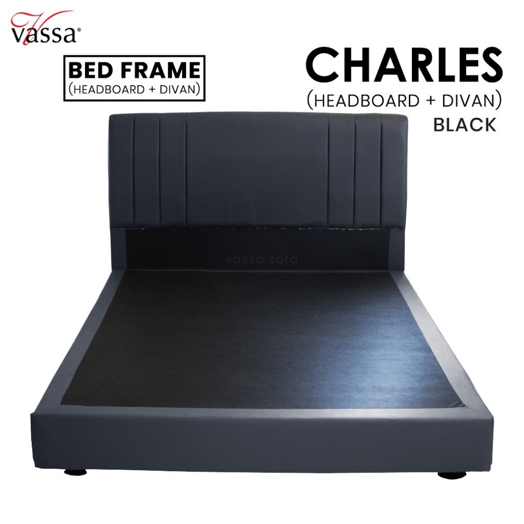 Divan Springbed + Headboard Kayu Mahoni Berkualitas