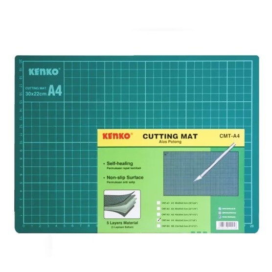 

Alas Potong Kertas/Cutting Mat KENKO A4