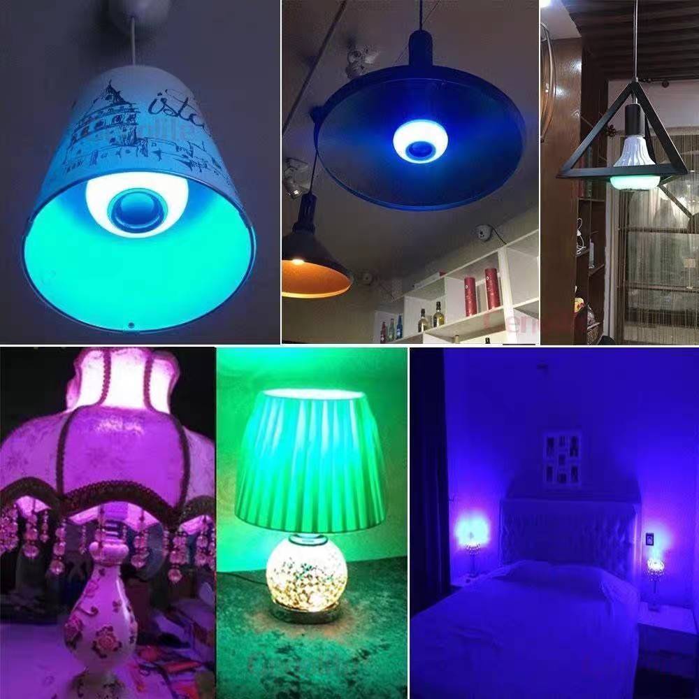 LIMITED lampu LED hias dan speaker Musik bluetooth Lampu LED warna-warni Lampu bluetooth Speaker