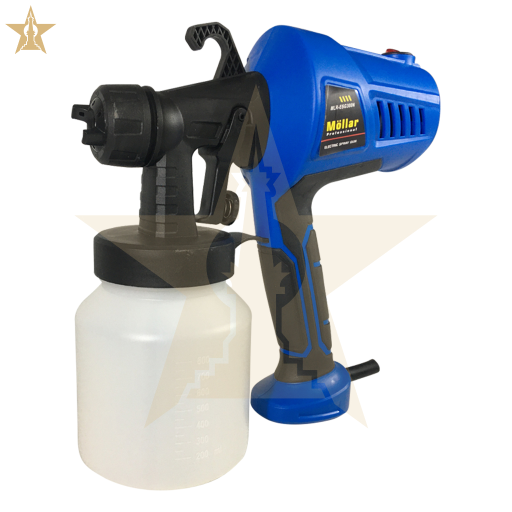 Spray Gun Elektrik Alat Semprot Cat Elektrik MOLLAR Spray Gun Listrik Tanpa Kompresor ESG300N