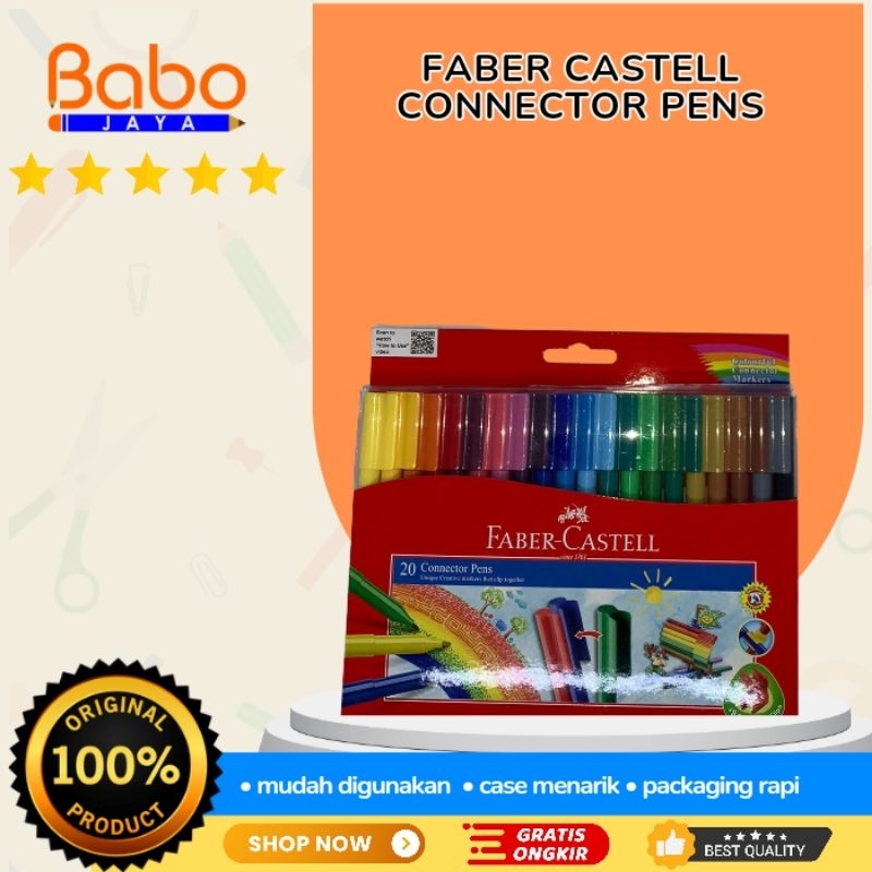 

BABO JAYA FABER-CASTELL SPIDOL WARNA / Berbahan non toxic