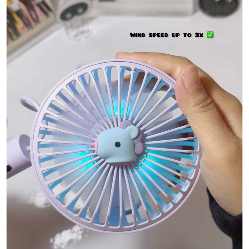 [READY STOCK] BT21 LED FAN HARGA SALE