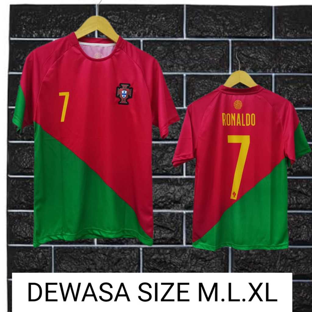 jersey baju bola portugal dewasa/jersey bola dewasa portugal ronaldo printing